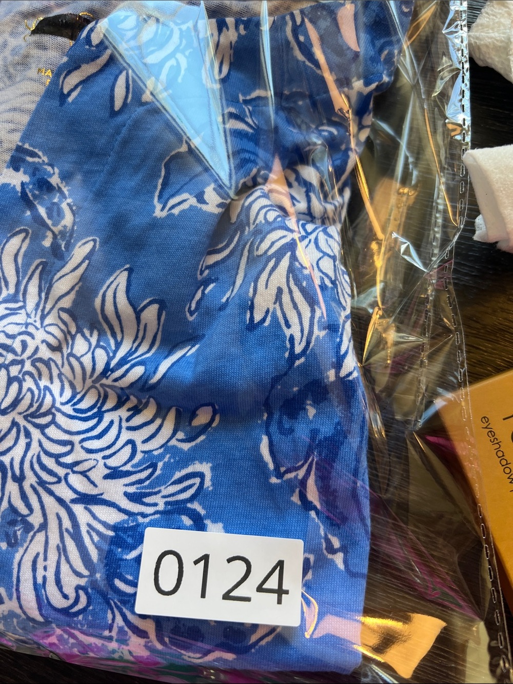 Lilly Pulitzer Blue & White Floral Midi Dress - Picture 11 of 11